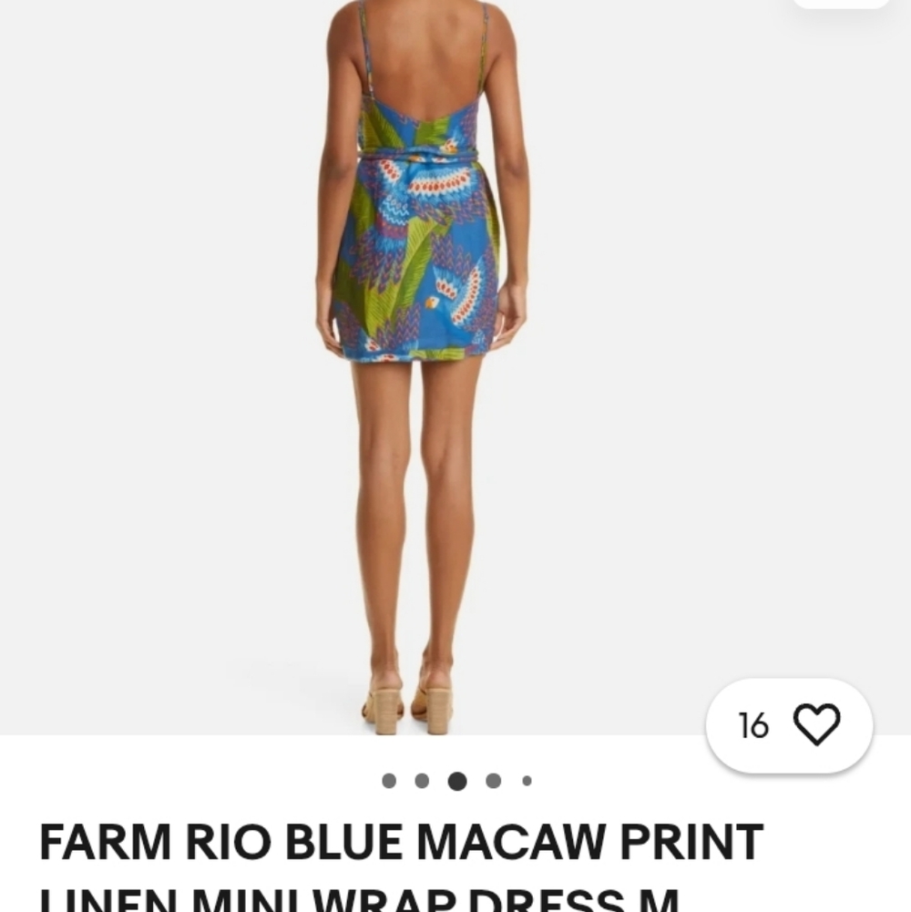 FARM Rio Toucan Linen Dress - Picture 4 of 6